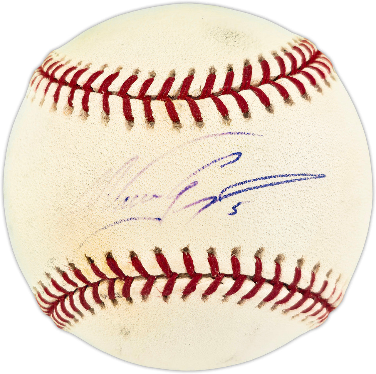 Nomar Garciaparra Autographed Official MLB Baseball Boston Red Sox SKU #266681