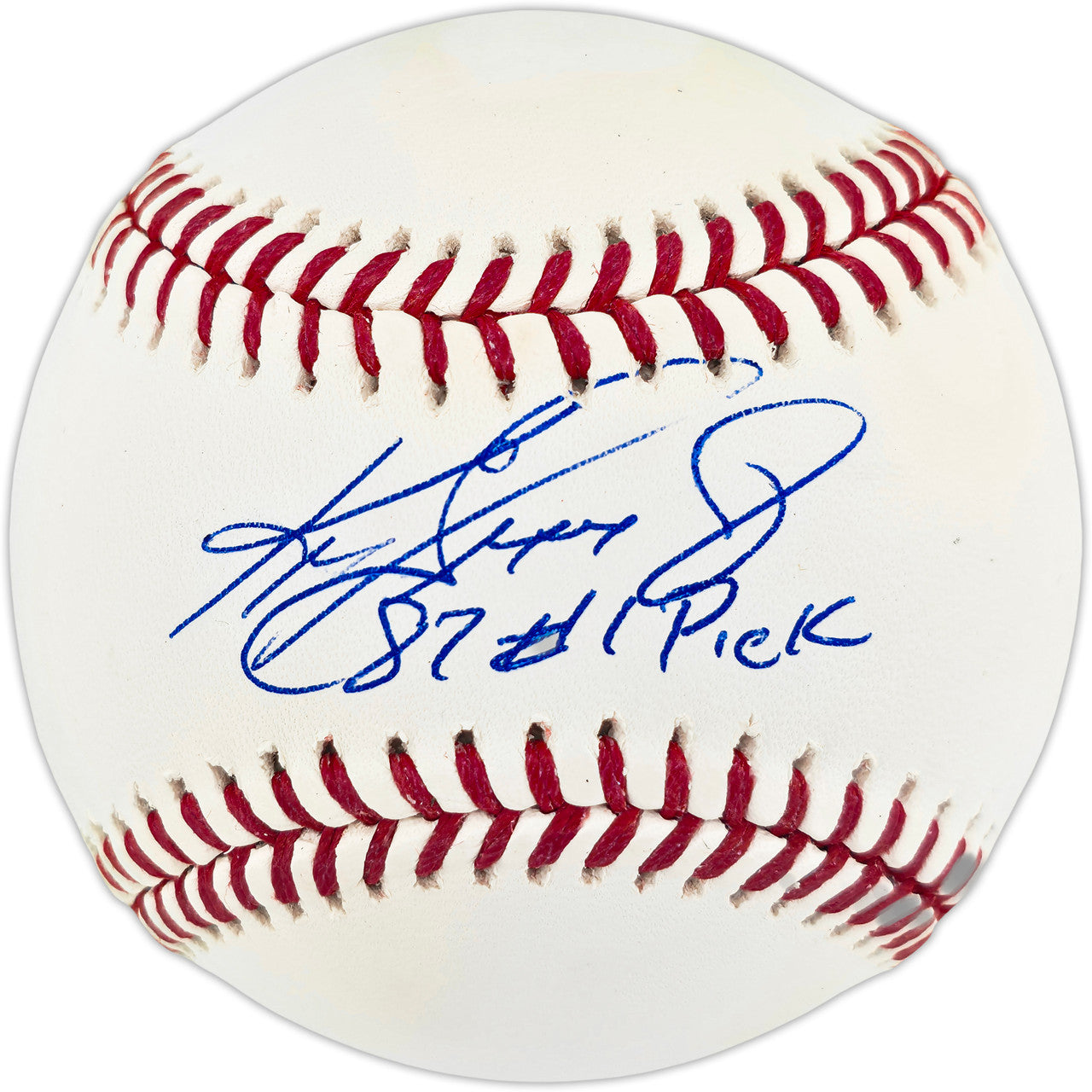 Ken Griffey Jr. Autographed Official MLB Baseball Seattle Mariners "87 #1 Pick" Beckett BAS Witness #4W748764