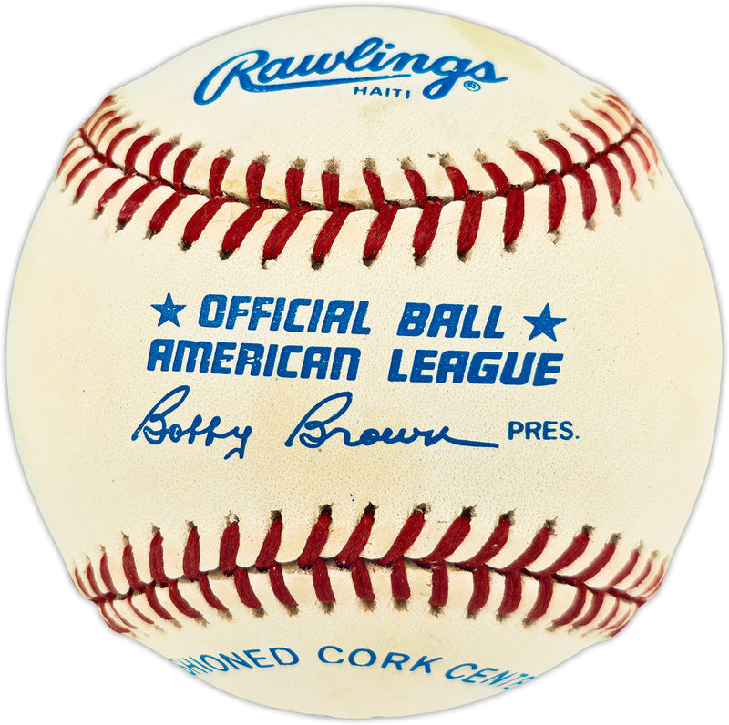 Scott Erickson Autographed Official AL Baseball Minnesota Twins & Baltimore Orioles SKU #266702
