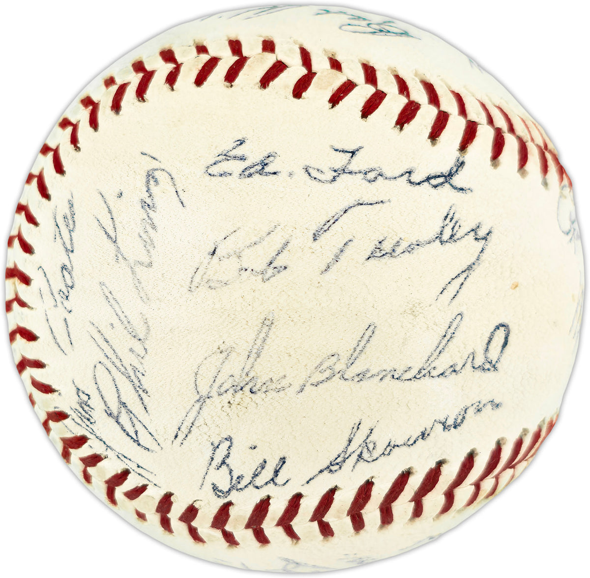 Unsigned 1962 New York Yankees World Series Champs Facsimile Stamped Baseball SKU #266713