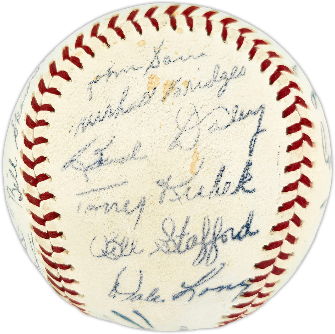 Unsigned 1962 New York Yankees World Series Champs Facsimile Stamped Baseball SKU #266713