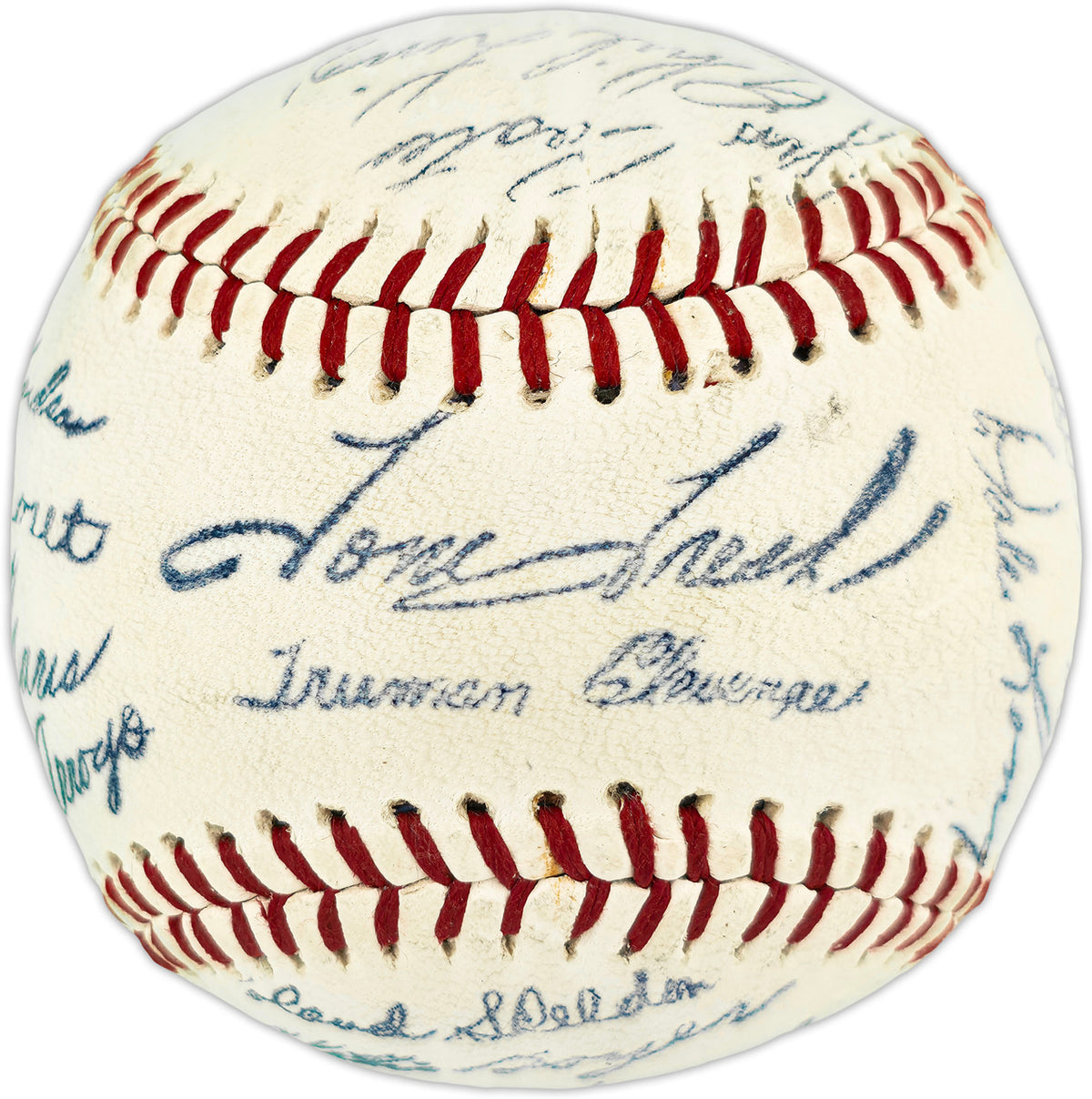 Unsigned 1962 New York Yankees World Series Champs Facsimile Stamped Baseball SKU #266713
