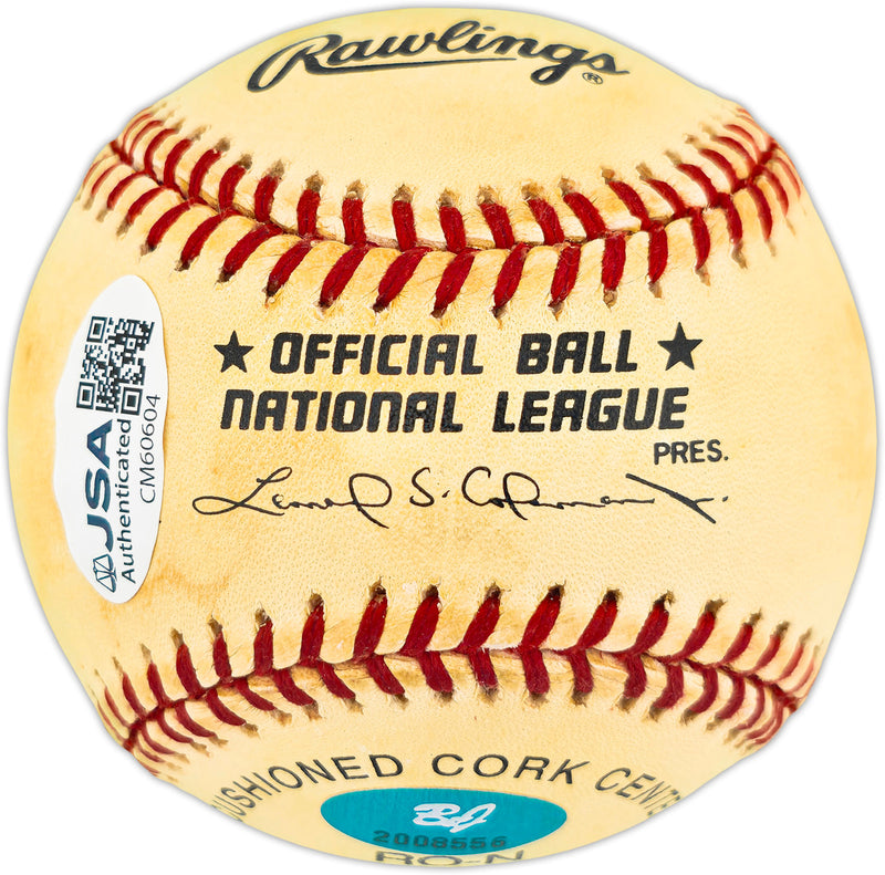 Willie Stargell Autographed Official NL Baseball Pittsburgh Pirates "H.O.F." JSA #CM60604