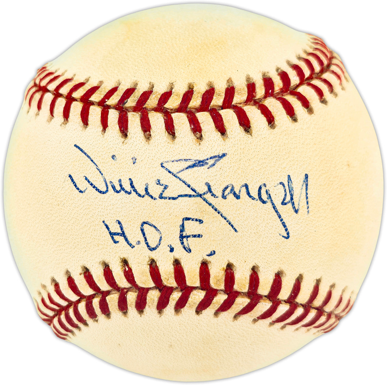 Willie Stargell Autographed Official NL Baseball Pittsburgh Pirates "H.O.F." JSA #CM60607