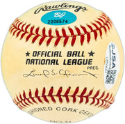 Willie Stargell Autographed Official NL Baseball Pittsburgh Pirates "H.O.F." JSA #CM60607