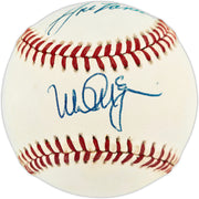Mark McGwire & Jose Canseco Autographed Official AL Baseball Oakland A's Beckett BAS #AG020286