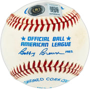 Mark McGwire & Jose Canseco Autographed Official AL Baseball Oakland A's Beckett BAS #AG020286