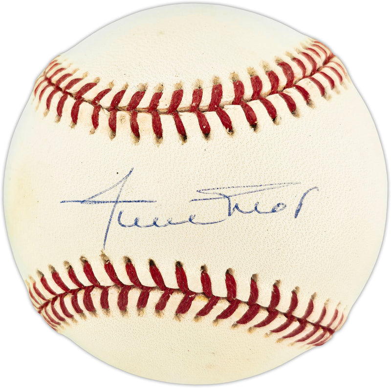 Willie Mays Autographed Official NL Baseball San Francisco Giants Beckett BAS #AG020287