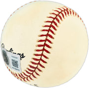 Willie Mays Autographed Official NL Baseball San Francisco Giants Beckett BAS #AG020287