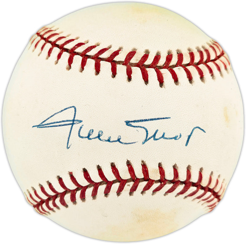 Willie Mays Autographed Official NL Baseball San Francisco Giants Beckett BAS #AG020288