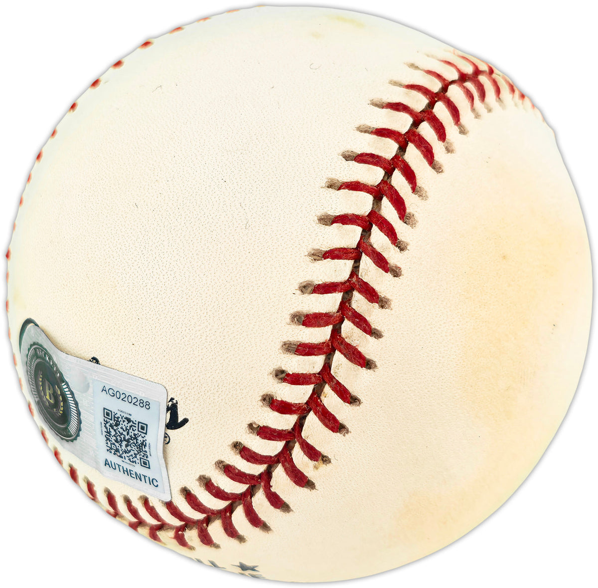 Willie Mays Autographed Official NL Baseball San Francisco Giants Beckett BAS #AG020288