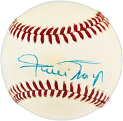 Willie Mays Autographed Official NL Baseball San Francisco Giants Beckett BAS #AG020291