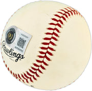 Willie Mays Autographed Official NL Baseball San Francisco Giants Beckett BAS #AG020291