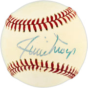 Willie Mays Autographed Official League Baseball San Francisco Giants Beckett BAS #AG020298
