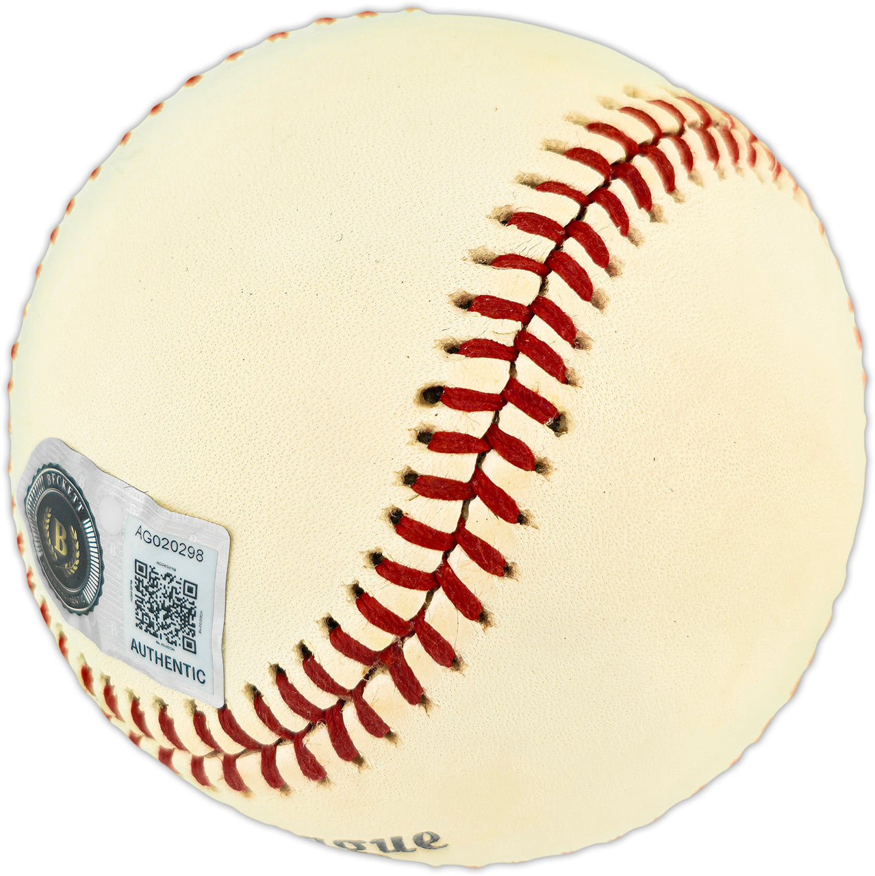 Willie Mays Autographed Official League Baseball San Francisco Giants Beckett BAS #AG020298