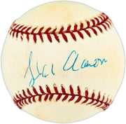 Hank Aaron Autographed Official NL Baseball Atlanta Braves Beckett BAS #AG020296