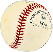 Hank Aaron Autographed Official NL Baseball Atlanta Braves Beckett BAS #AG020296