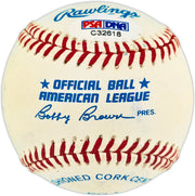 Charlie Gehringer Autographed Official AL Baseball Detroit Tigers PSA/DNA #C32618