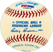 Charlie Gehringer Autographed Official AL Baseball Detroit Tigers PSA/DNA #C32616