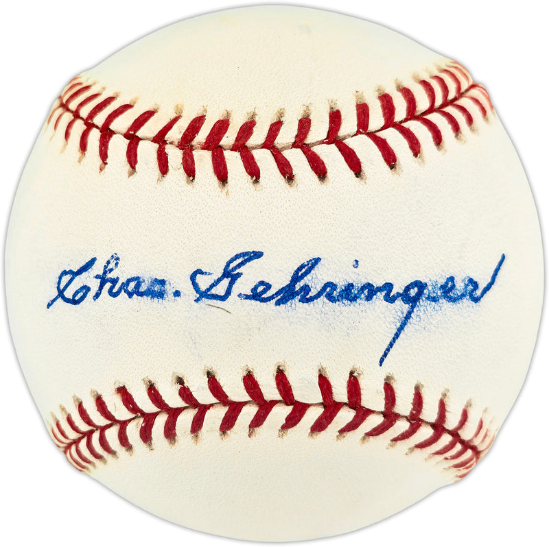 Charlie Gehringer Autographed Official AL Baseball Detroit Tigers PSA/DNA #C32629