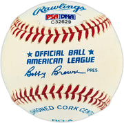 Charlie Gehringer Autographed Official AL Baseball Detroit Tigers PSA/DNA #C32629