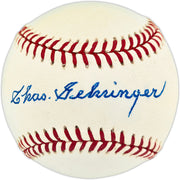 Charlie Gehringer Autographed Official AL Baseball Detroit Tigers PSA/DNA #C32604