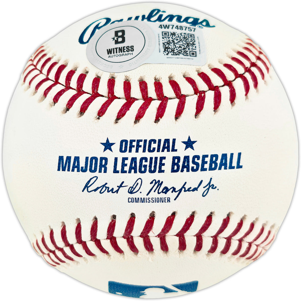 Ken Griffey Jr. Autographed Official MLB Baseball Seattle Mariners "87 #1 Pick" Beckett BAS Witness #4W748757