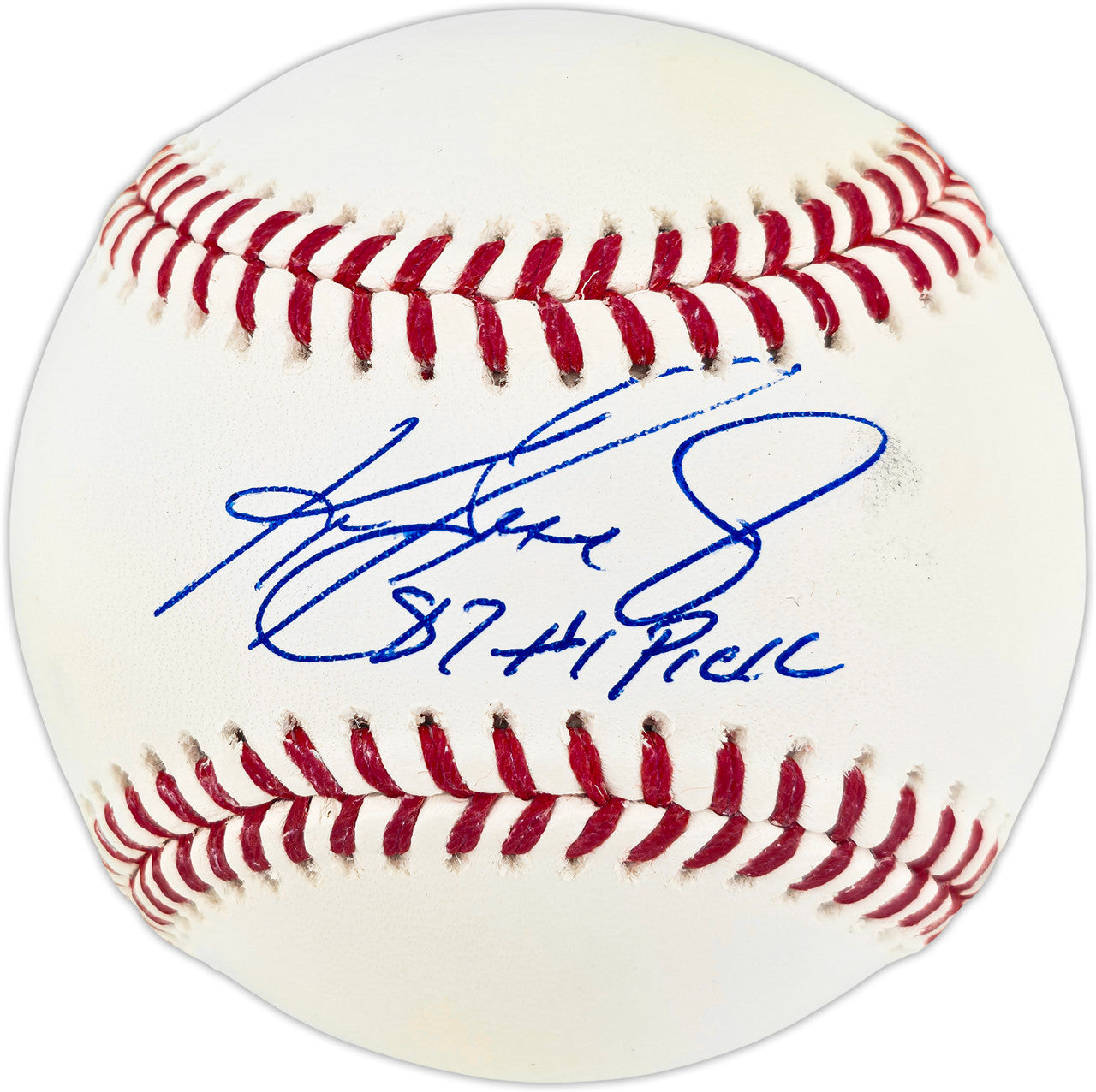 Ken Griffey Jr. Autographed Official MLB Baseball Seattle Mariners "87 #1 Pick" Beckett BAS Witness #4W748759