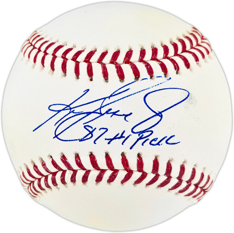 Ken Griffey Jr. Autographed Official MLB Baseball Seattle Mariners "87 #1 Pick" Beckett BAS Witness #4W748759