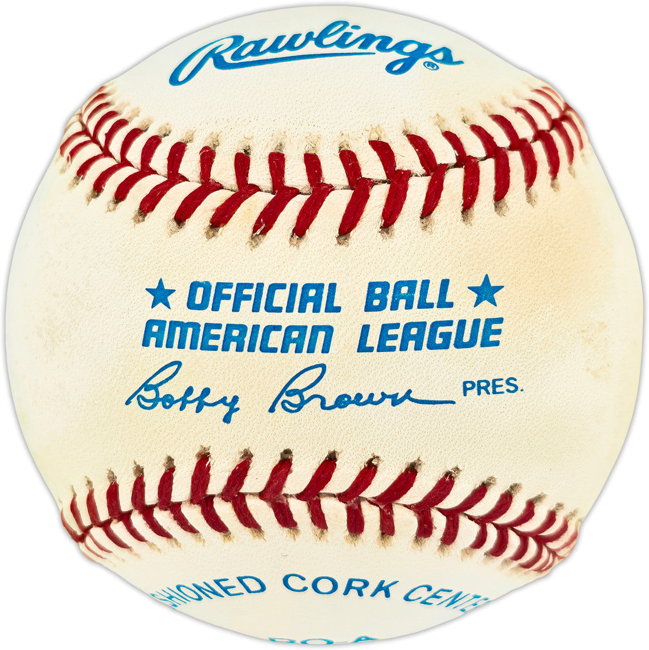 Bob Lemon Autographed Official AL Baseball Cleveland Indians SKU #266818