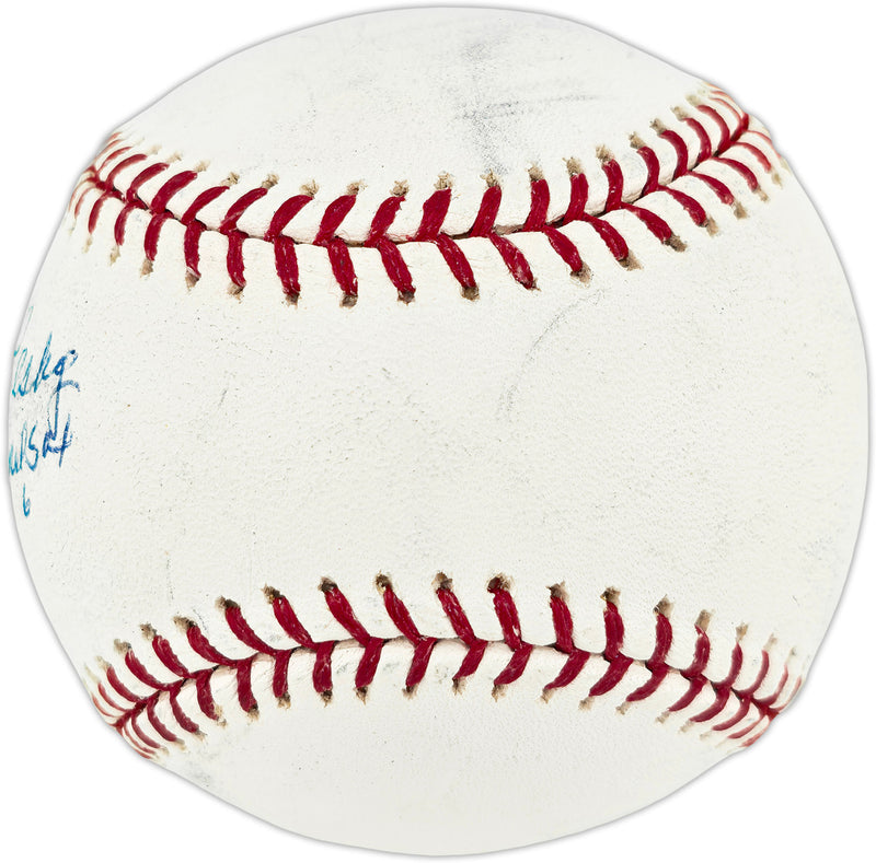 Johnny Pesky Autographed Official MLB Baseball Boston Red Sox "Mr. Red Sox 6" SKU #266822
