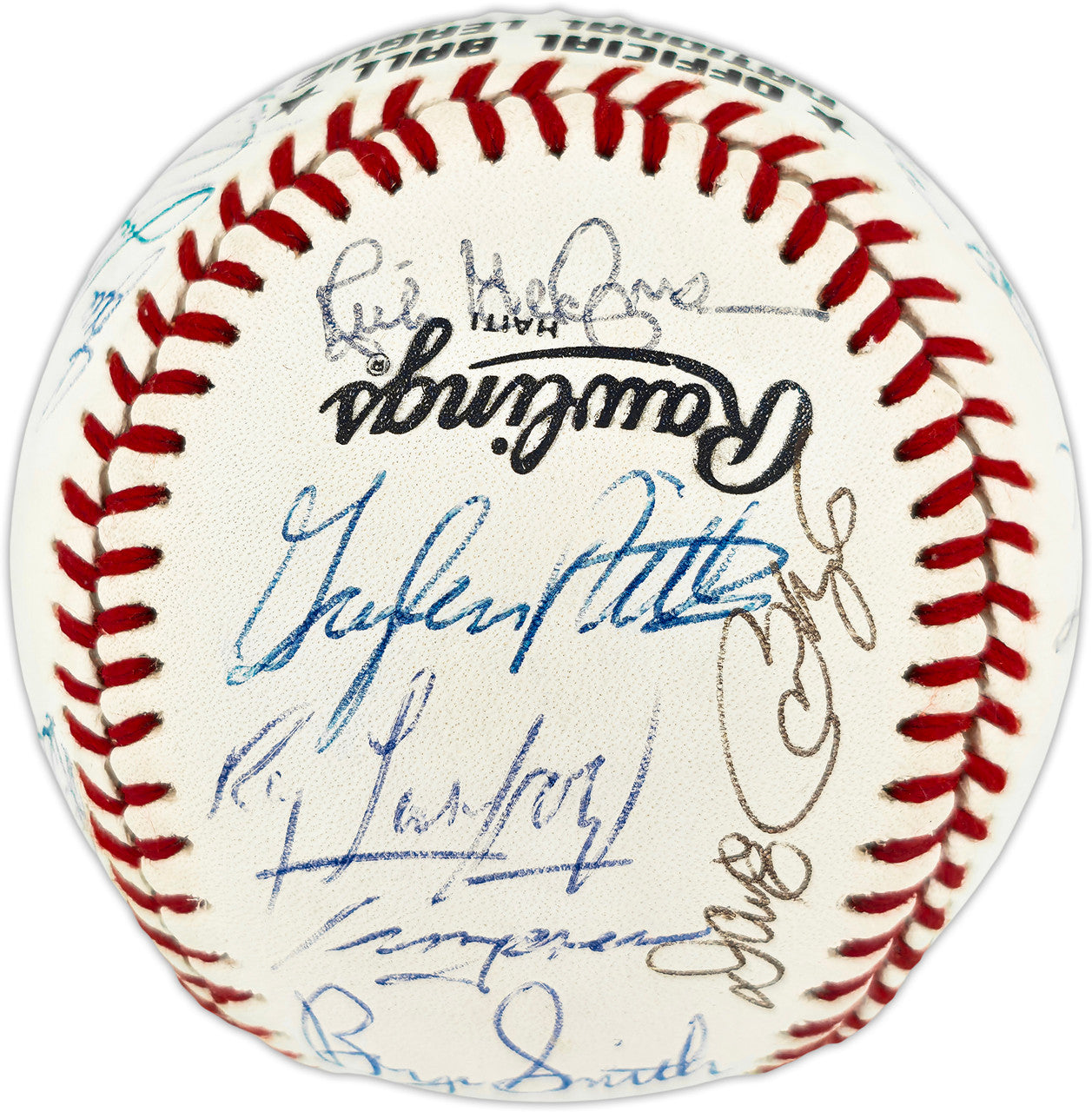 1992 St. Louis Cardinals Team Autographed Official NL Baseball With 28 Signatures Including Joe Torre SKU #266836