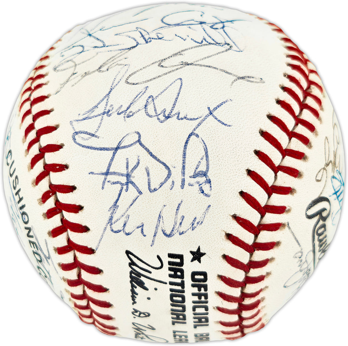 1992 St. Louis Cardinals Team Autographed Official NL Baseball With 28 Signatures Including Joe Torre SKU #266836