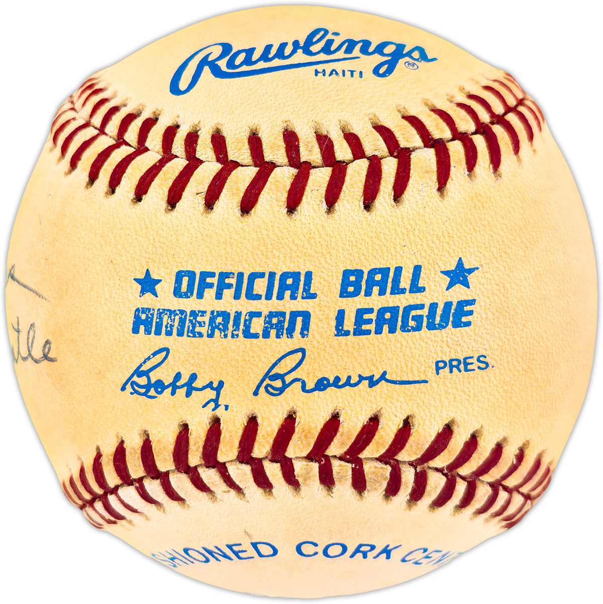 Mickey Mantle Autographed Official AL Baseball New York Yankees PSA/DNA #T11261