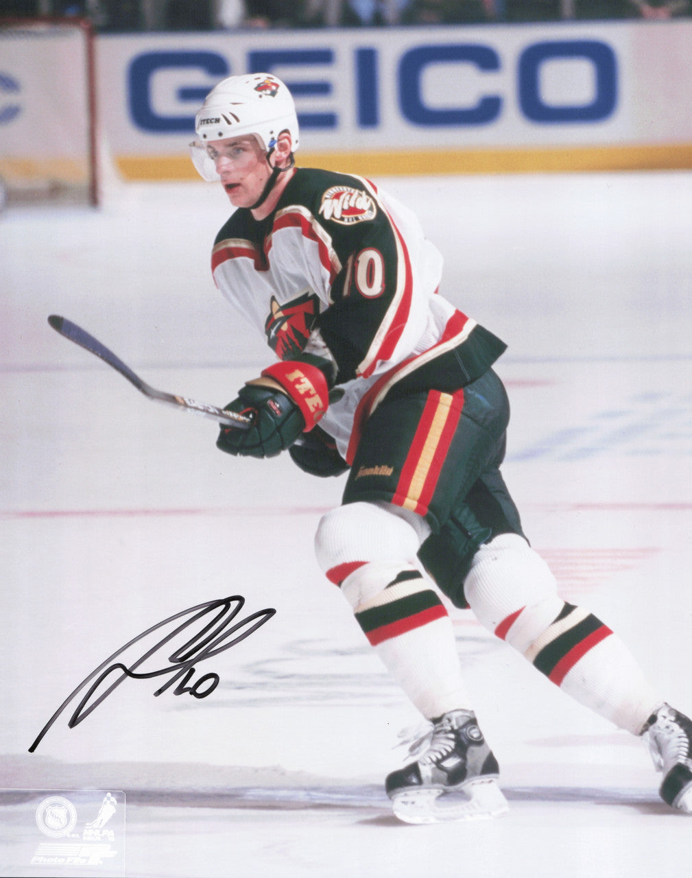 Marian Gaborik Autographed 8x10 Photo Minnesota Wild SKU #266883