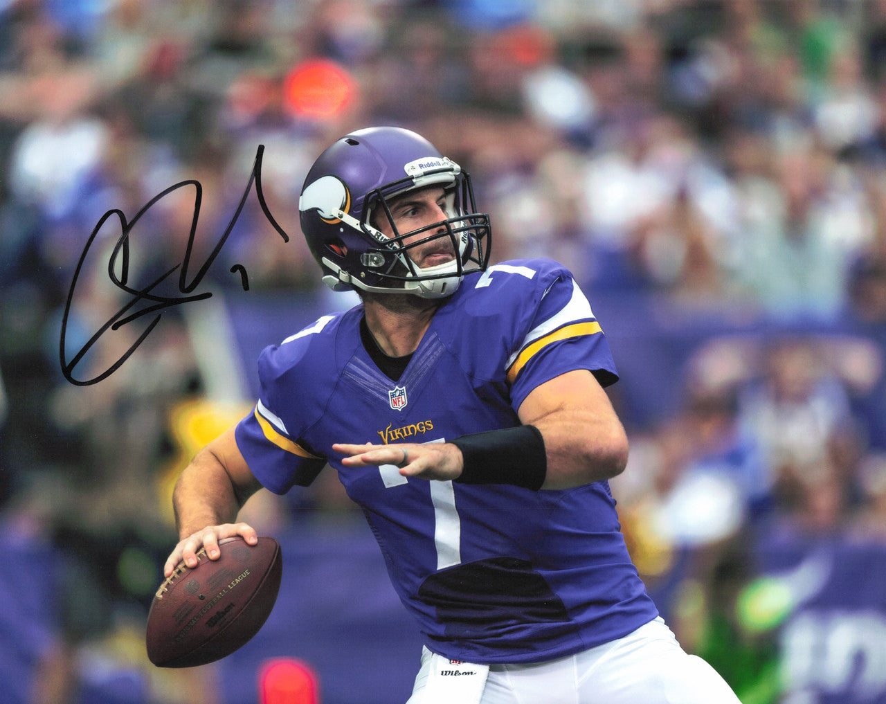 Case Keenum Autographed 8x10 Photo Minnesota Vikings SKU #266885