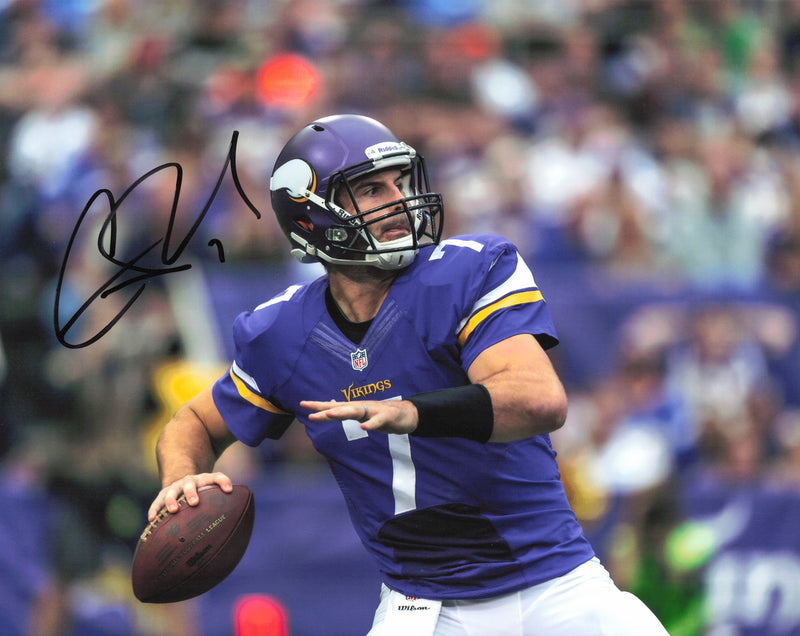 Case Keenum Autographed 8x10 Photo Minnesota Vikings SKU #266885