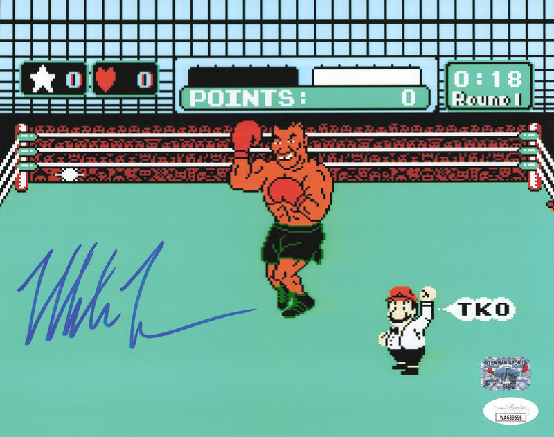 Mike Tyson Autographed 8x10 Photo Nintendo Punch-Out!! JSA #WA639596