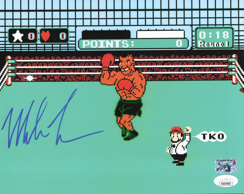 Mike Tyson Autographed 8x10 Photo Nintendo Punch-Out!! JSA #WA639660
