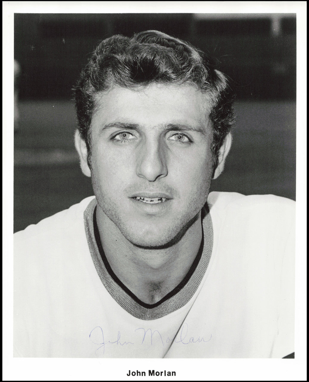 John Morlan Autographed 1973 Team Issued 8x10 Photo Pittsburgh Pirates SKU #266922