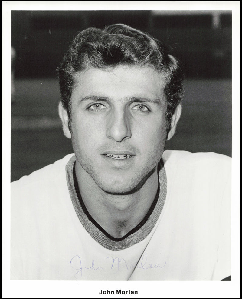John Morlan Autographed 1973 Team Issued 8x10 Photo Pittsburgh Pirates SKU #266922