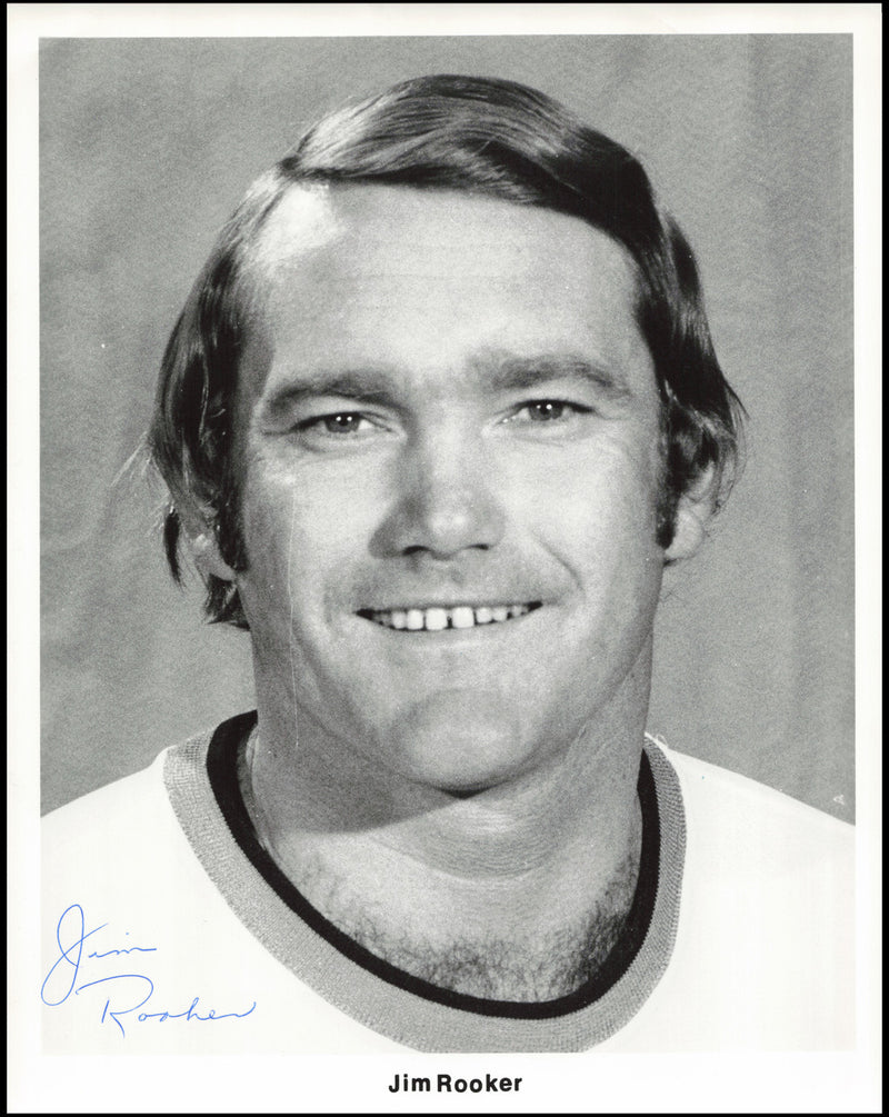 Jim Rooker Autographed 1973 Team Issued 8x10 Photo Pittsburgh Pirates SKU #266923