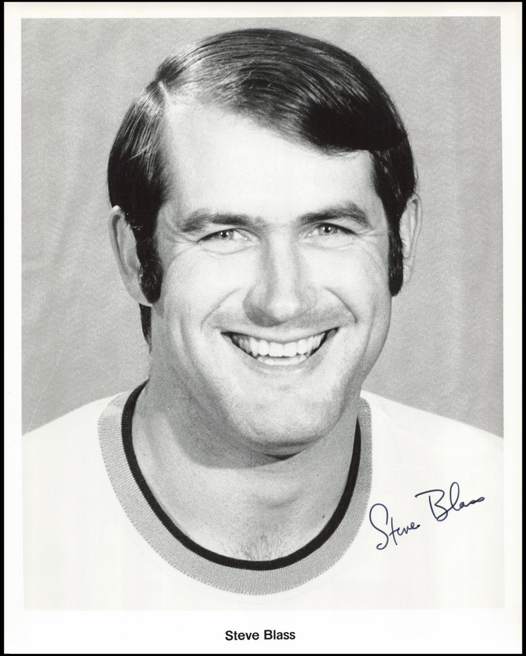 Steve Blass Autographed 1973 Team Issued 8x10 Photo Pittsburgh Pirates SKU #266930