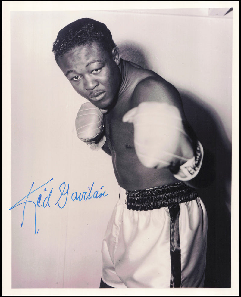 Kid Gavilan Autographed 8x10 Photo SKU #266974