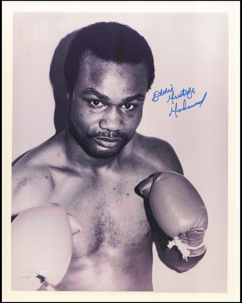 Eddie Mustafa Muhammad Autographed 8x10 Photo SKU #266981