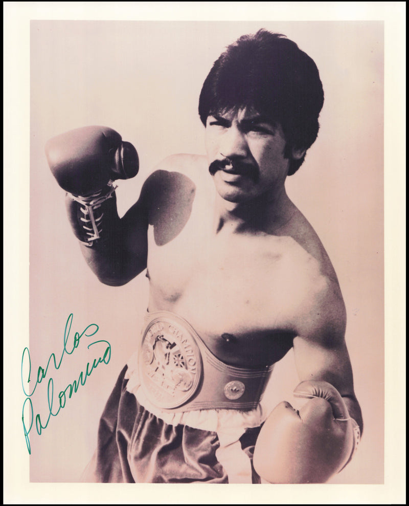 Carlos Palomino Autographed 8x10 Photo SKU #266985