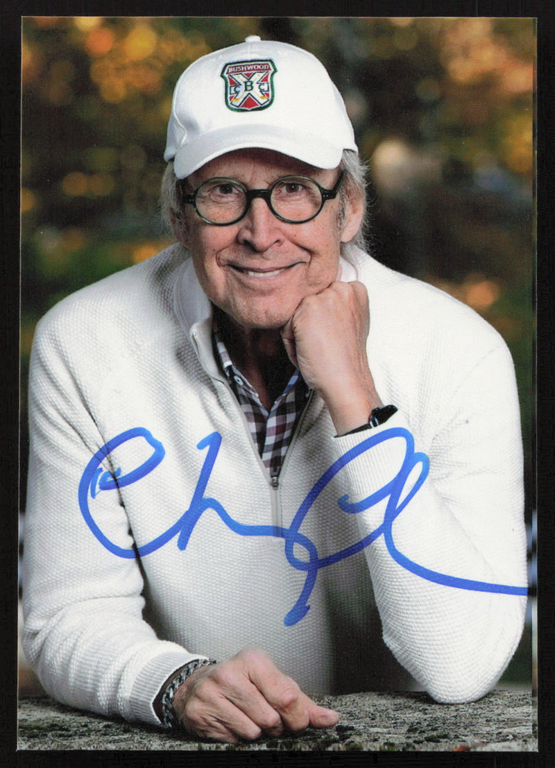 Chevy Chase Autographed 2.5x3.5 Photo Caddyshack Beckett BAS #BW23710