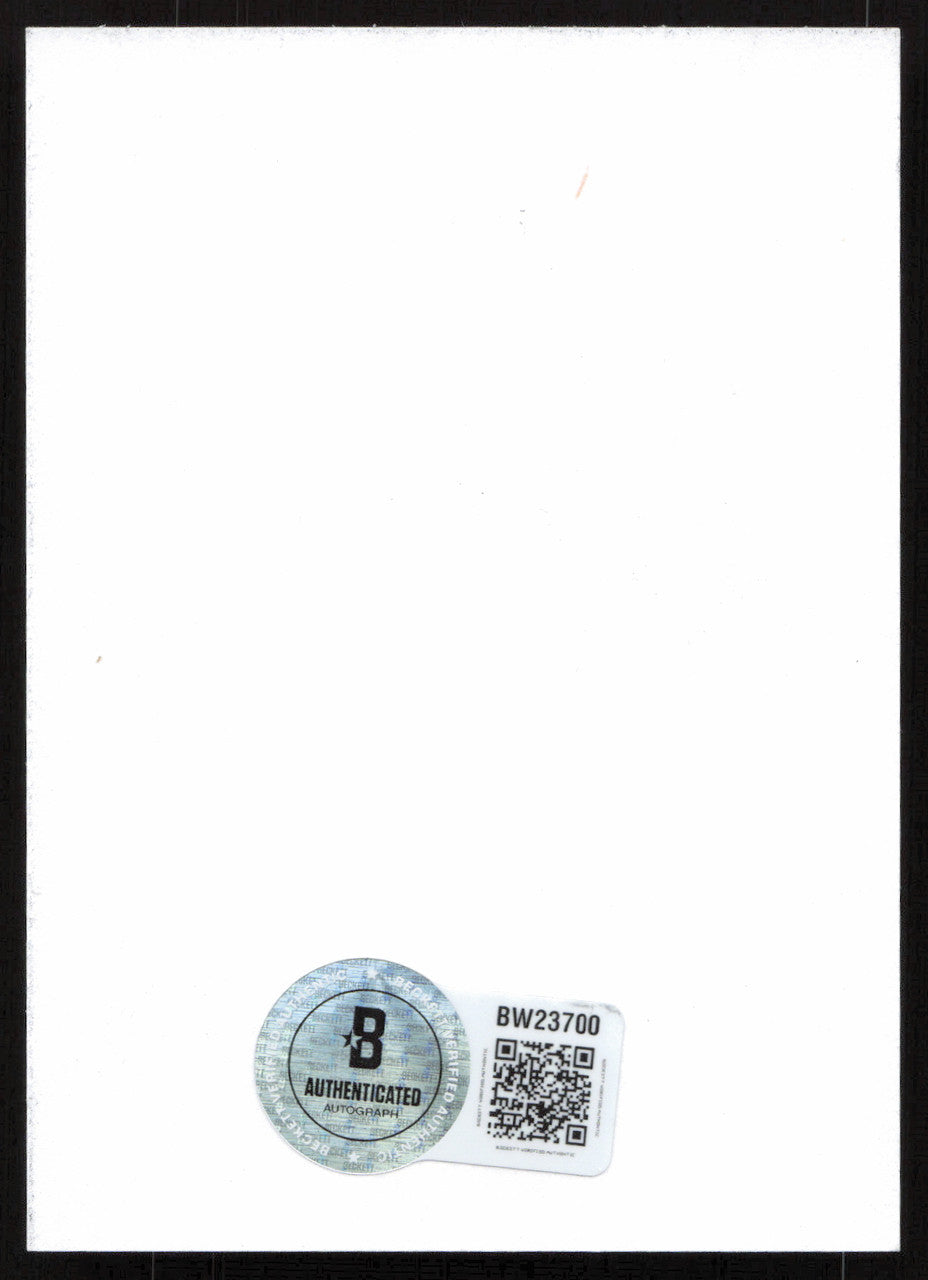 Chevy Chase Autographed Christmas Vacation 2.5x3.5 Photo Card Beckett BAS #BW23700