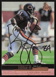 Bobby Engram Autographed 1999 Upper Deck Card Chicago Bears SKU #267014