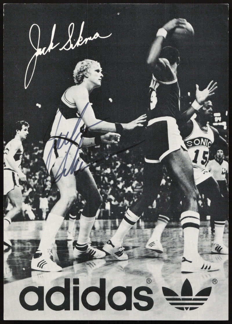 Jack Sikma Autographed 5x7 Photo Seattle Supersonics SKU #267027